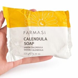 Farmasi Calendula Soap - Vibrant Yellow and Crisp White